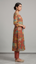 The Aranya Kalamkari Kurta Set