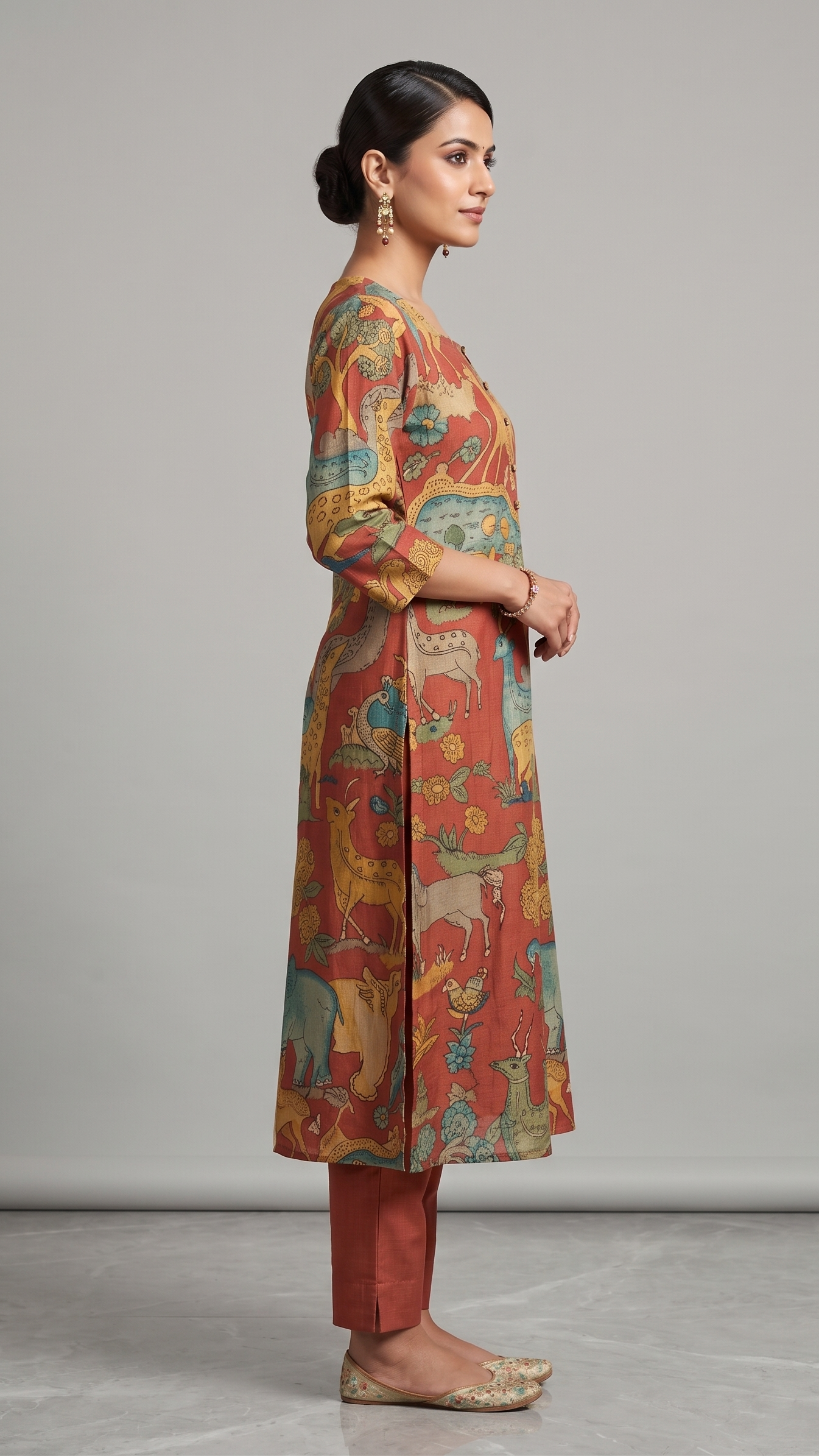 The Aranya Kalamkari Kurta Set